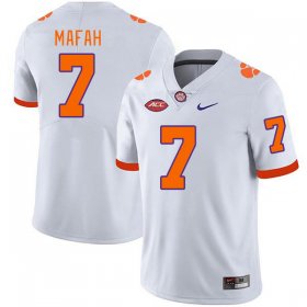 Sale - White Phil Mafah #7 Clemson Men Alumni College Football Jersey