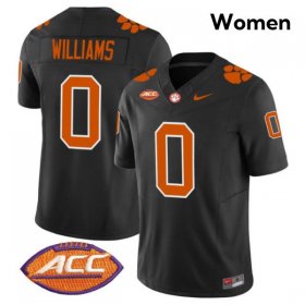 Sale - Black Antonio Williams #0 Clemson ACC Women Classic Football University Jersey