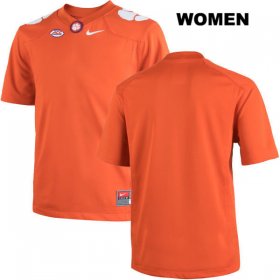 Sale - Orange Blank Clemson Women Official NCAA Football Jersey