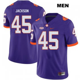 Sale - Purple Josh Jackson #45 Clemson Men Classic University Football Jersey